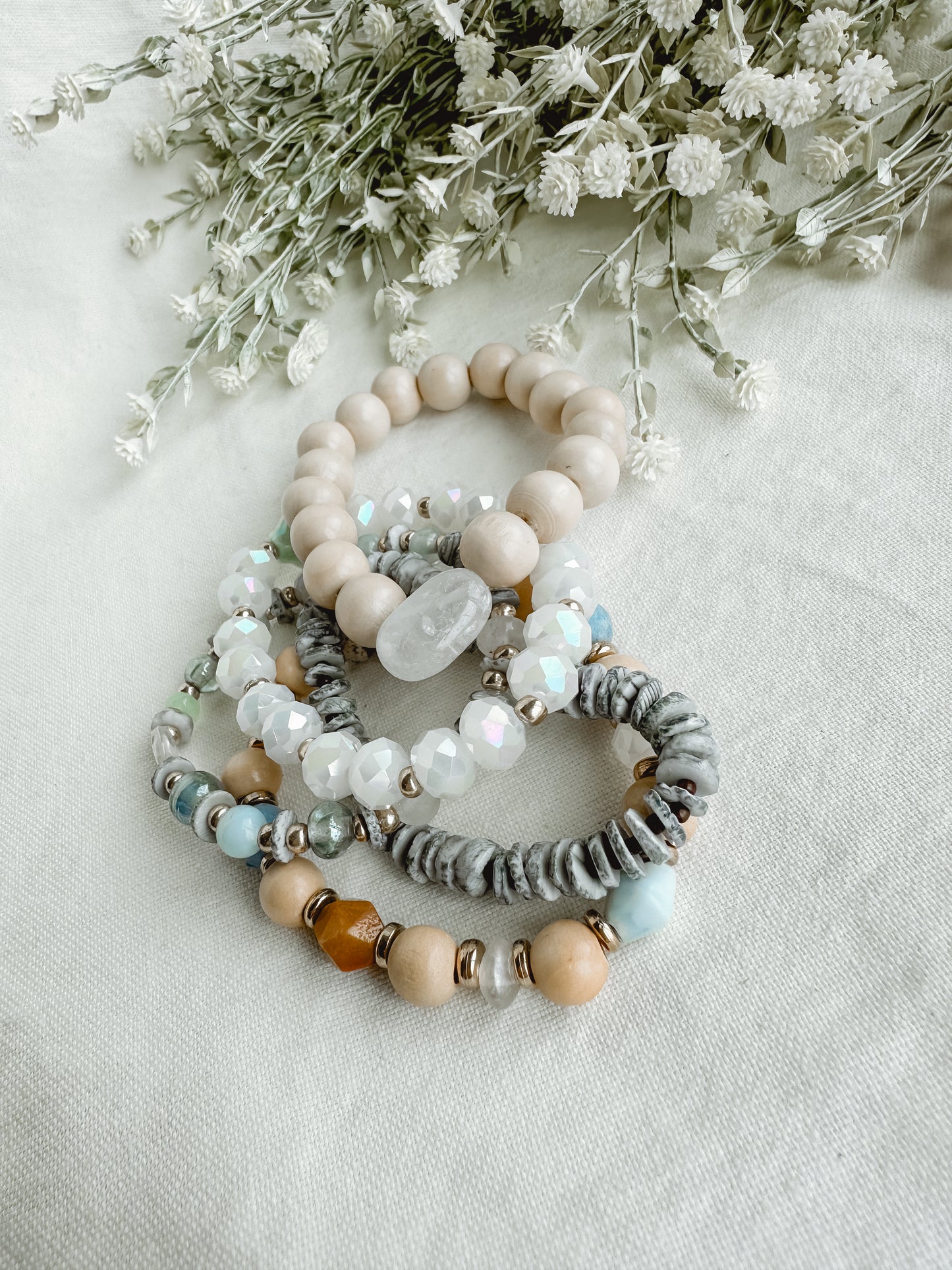 Build Your Own Bracelet Stack - Beachy