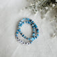 Blue/Silver Mother Bracelet Set