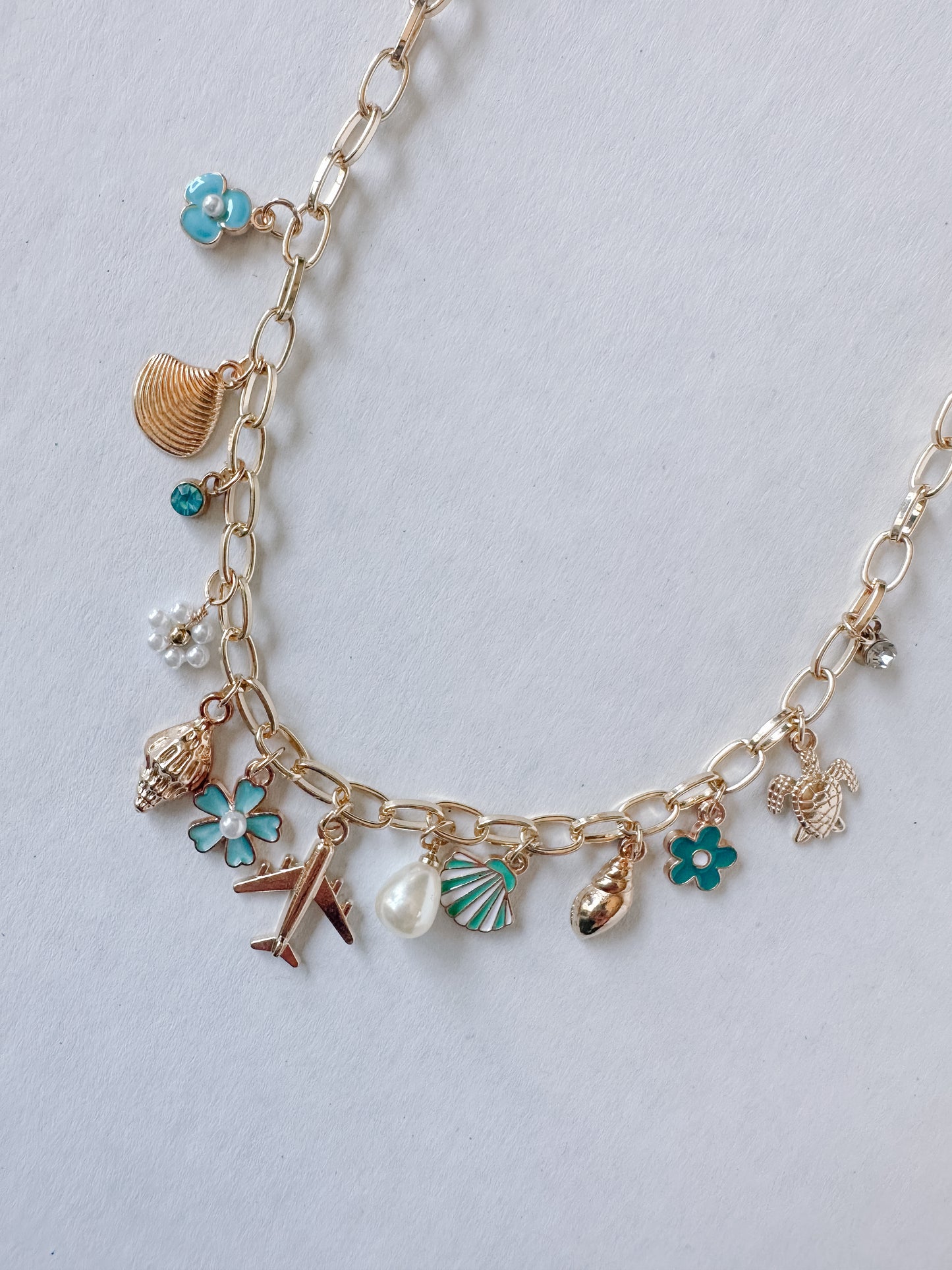 Travel Girlie Charm Necklace