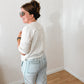 Seam Detail Elastic Waist Pants