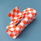 Jumbo Checkered Hair Clip