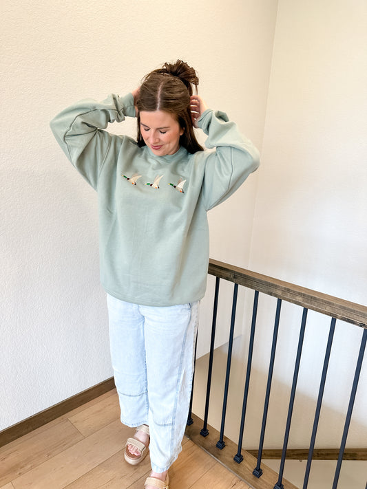 Mallard Embroidered Sweatshirt