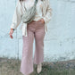 The Annie Wide Leg Jeans -  Dried Rose
