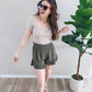 Ruffle Hem Shorts