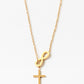 Cross Infinity Necklace