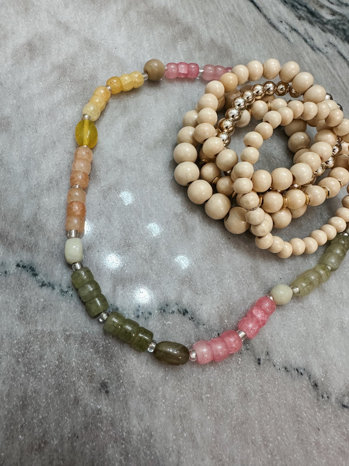 Zen Beaded Choker Necklace