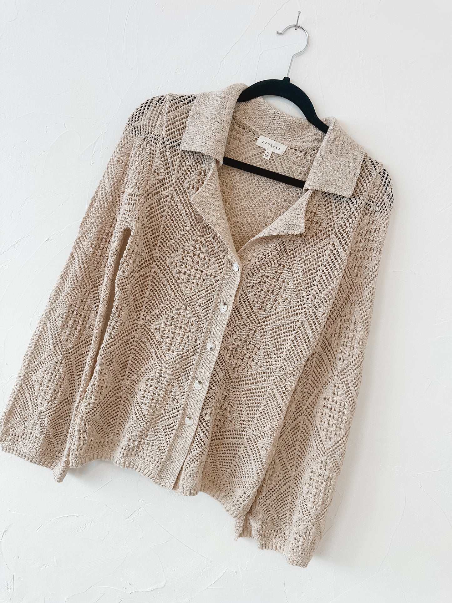 Reagan Open Knit Sweater