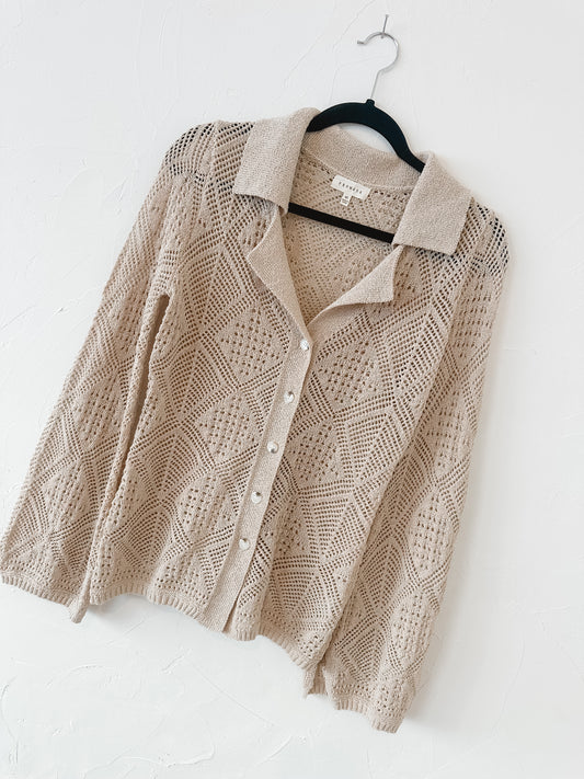 Reagan Open Knit Sweater