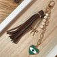 Evil Eye Tassel Keychain
