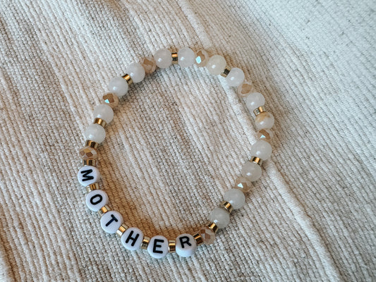 MOTHER / MOM Stone Bracelet