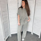 French Terry Wide Leg Pants