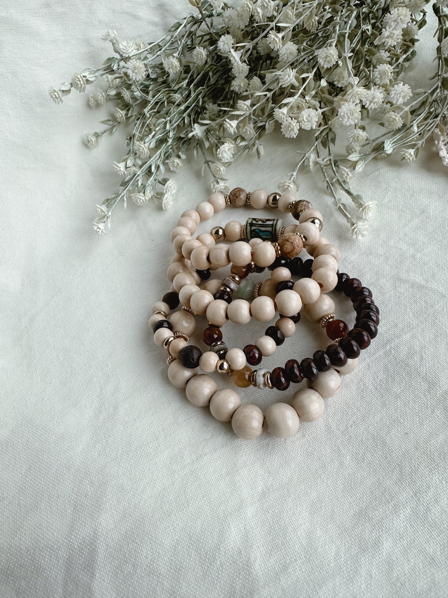 Build Your Own Bracelet Stack - Natural