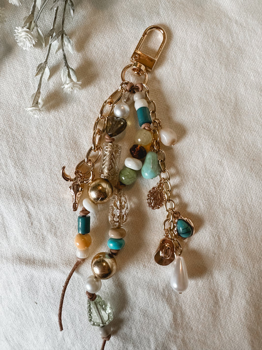 Natural Beauty Charm Keychain