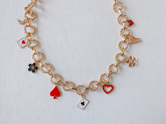 Wild Card Charm Necklace