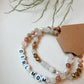 MOM / GIRL MOM Stone Bracelet Set
