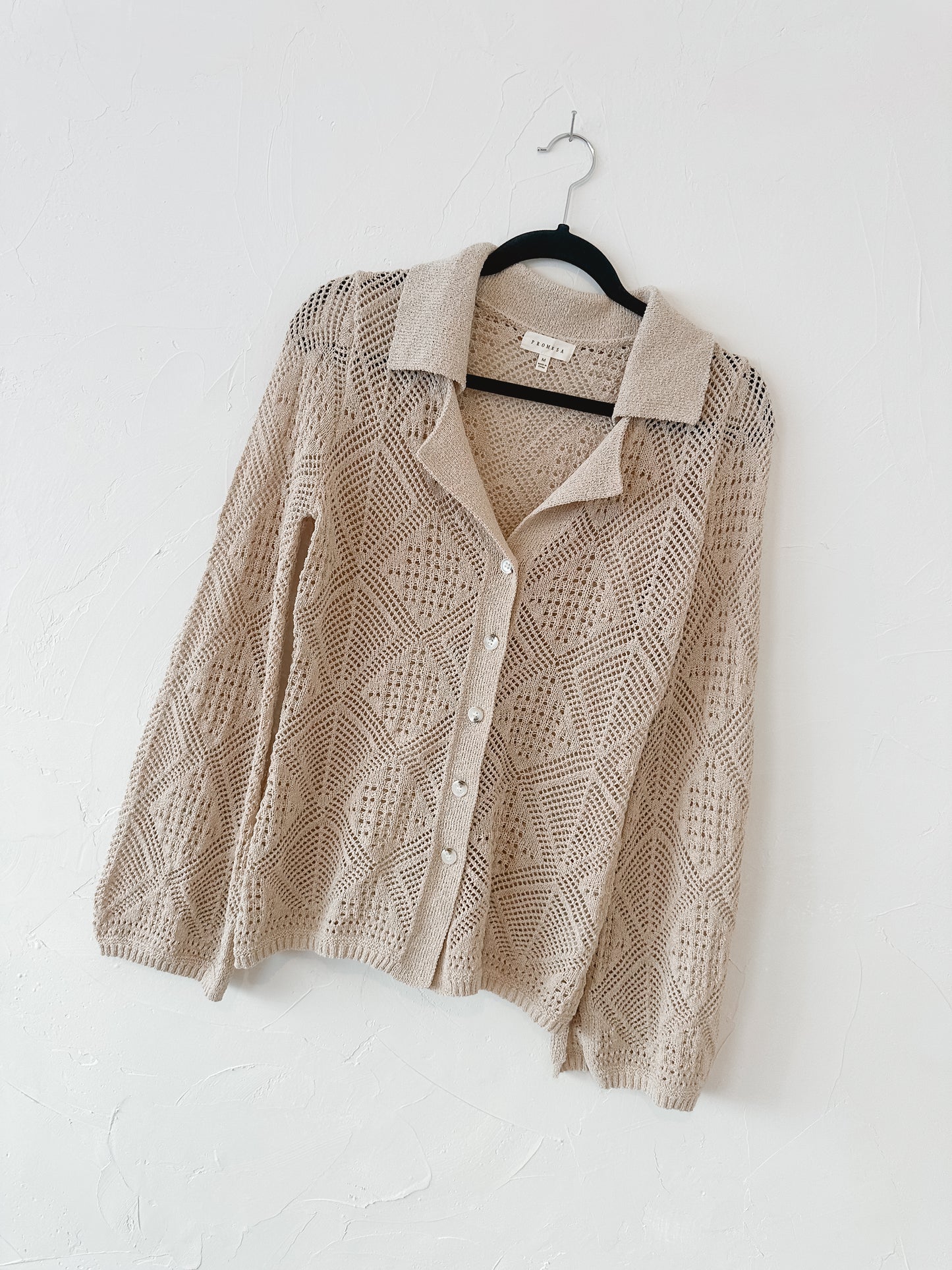 Reagan Open Knit Sweater