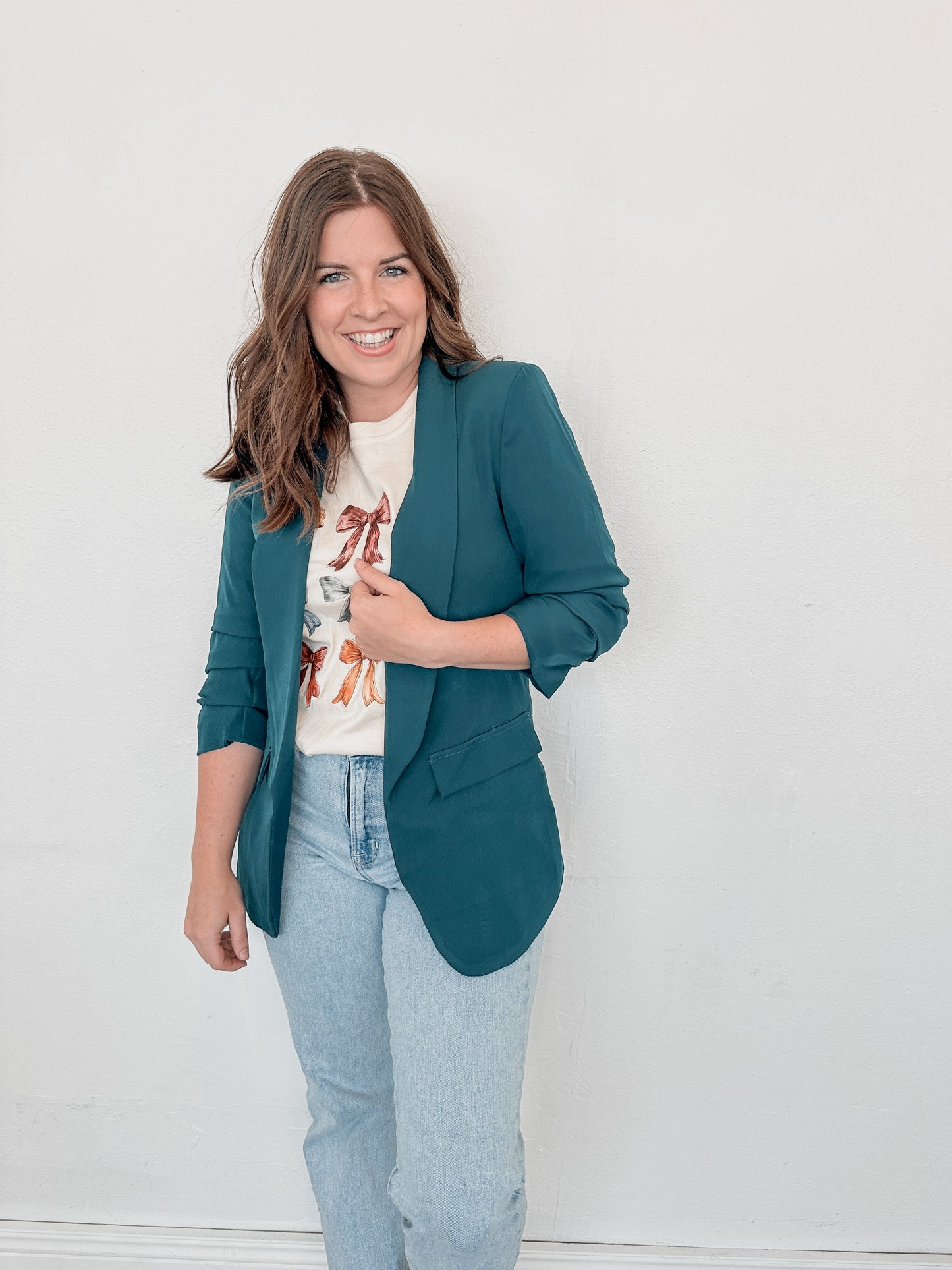 Deep Teal Blazer