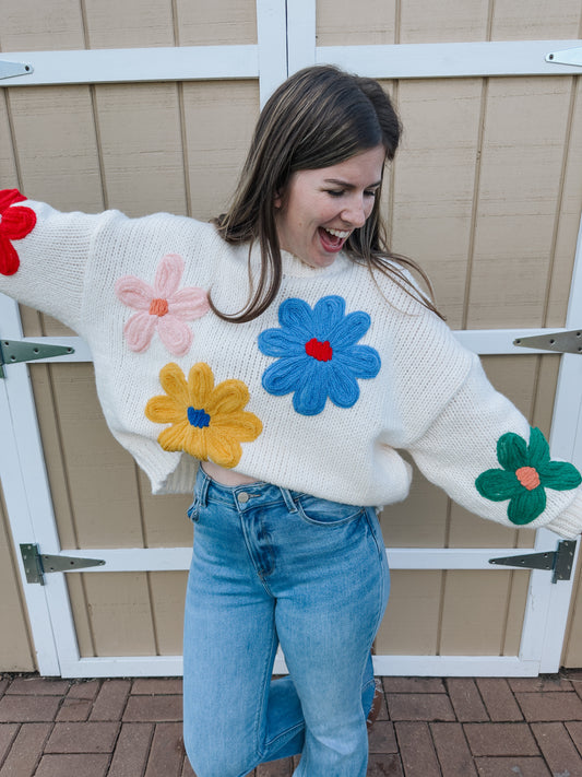 Forget Me Not Sweater