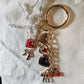 Strawberry Love Charm Keychain