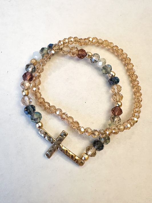 Cross Bracelet Set