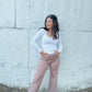 Fitted Square Neck Longsleeve