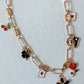 Red Rose Charm Necklace