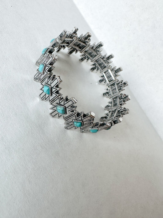 Aztec Stretch Bracelet