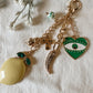 Lemon Drop Charm Keychain