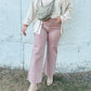 The Annie Wide Leg Jeans -  Dried Rose