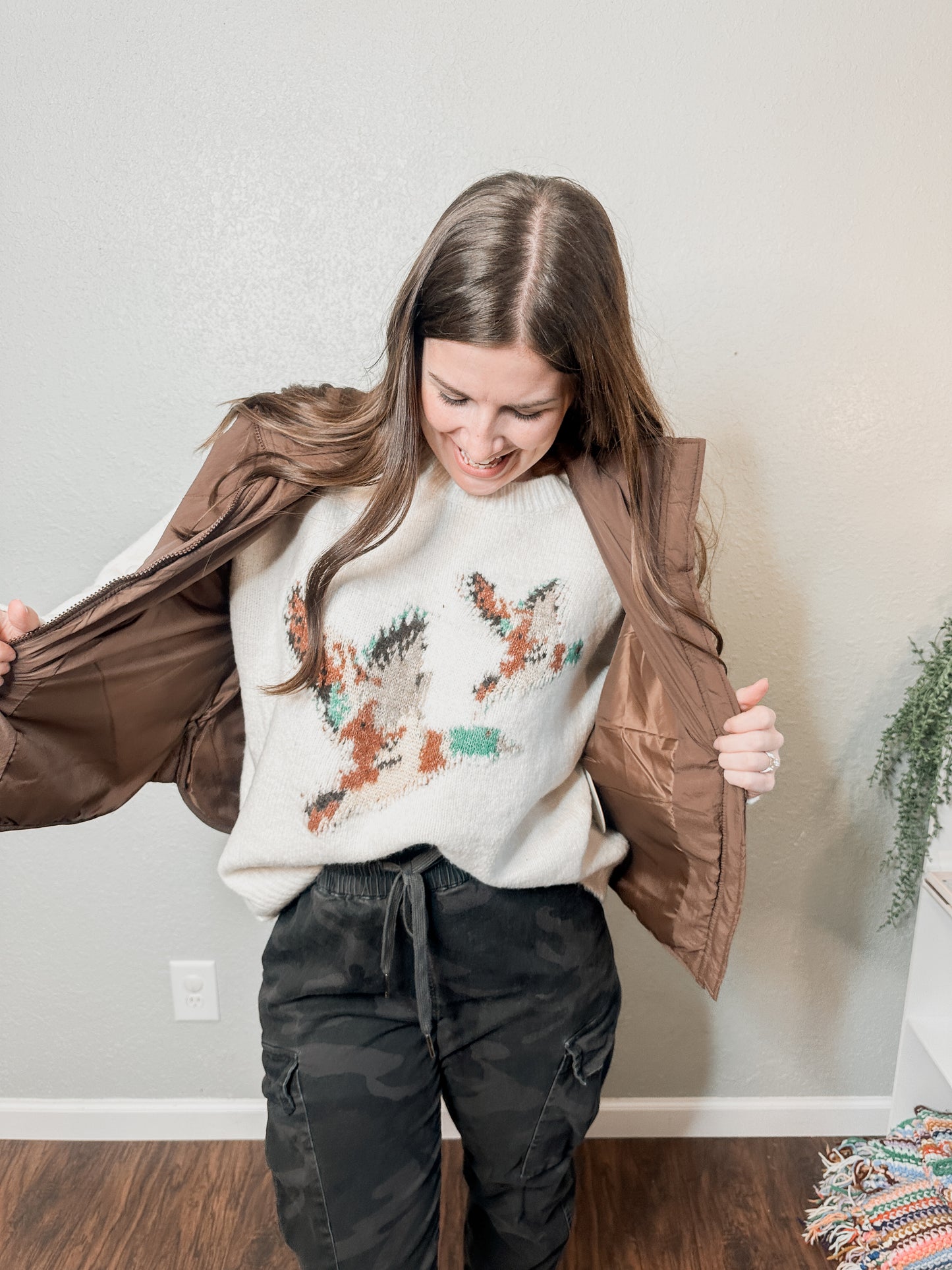 Cream Mallard Sweater