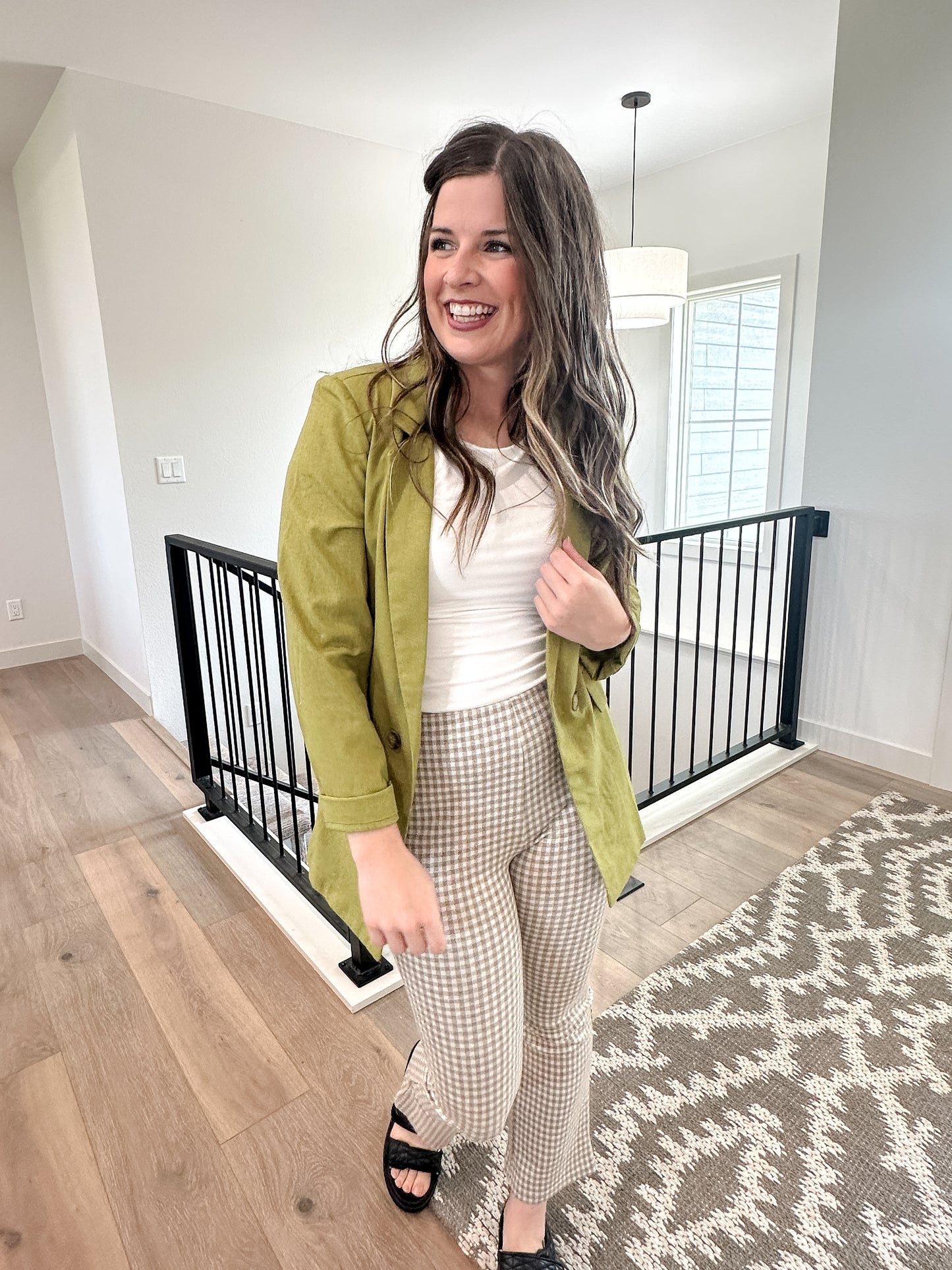 Linen Kiwi Blazer