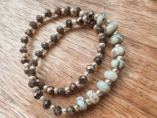 Ivory Natural Bracelet Set