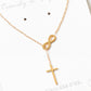 Cross Infinity Necklace