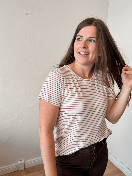 Cherry Stripe Tee