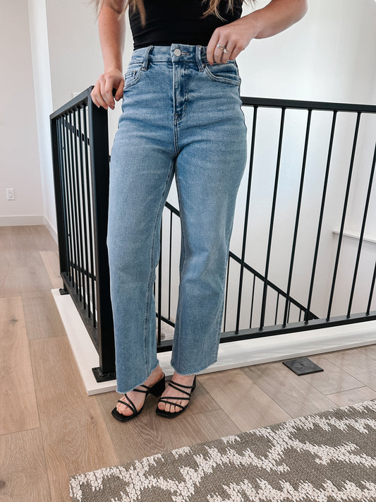 High Rise Wide Leg Jeans