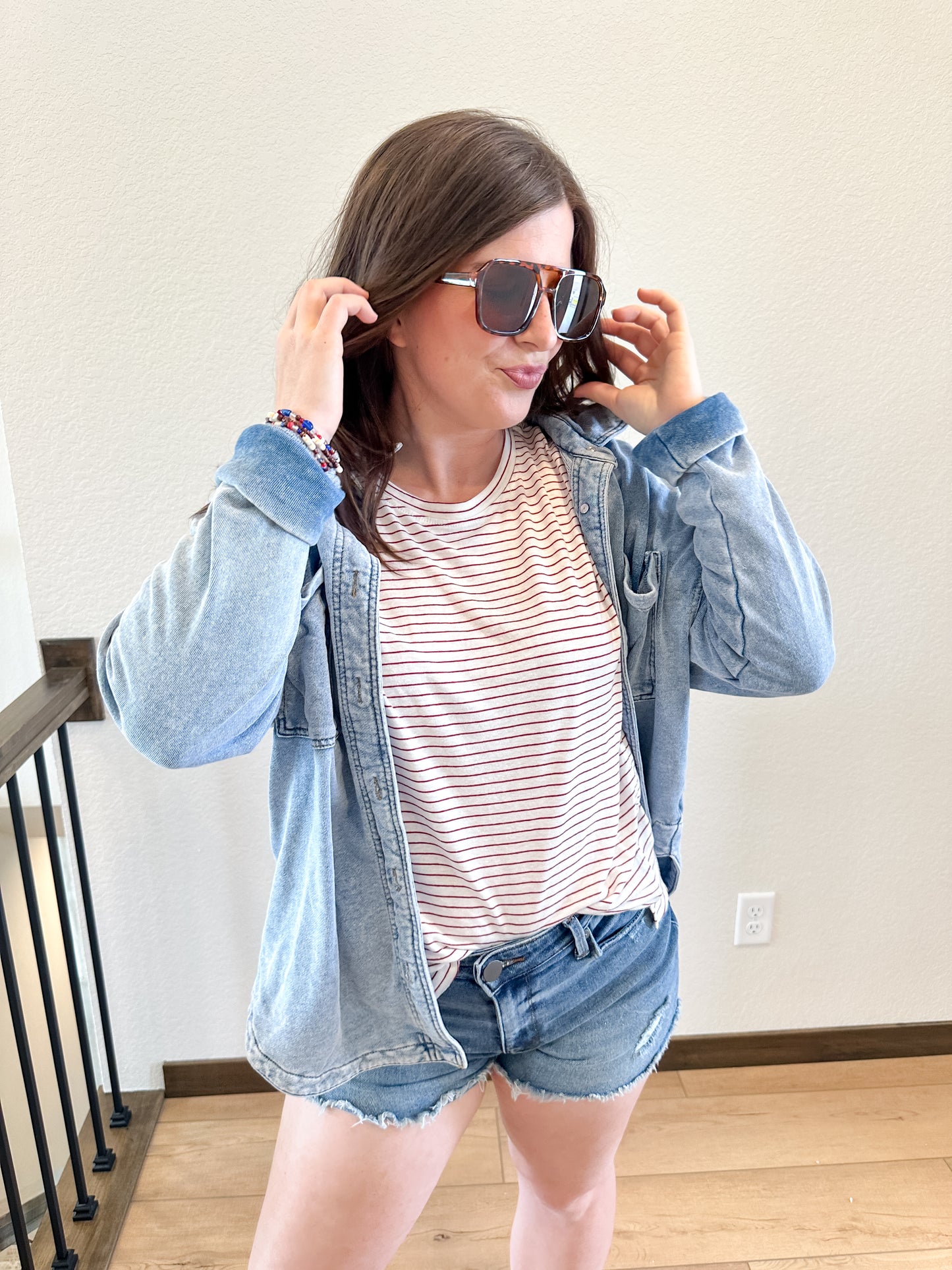 Cherry Stripe Tee