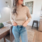 Oat Ribbed Longsleeve