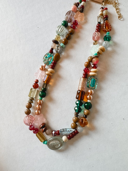 BOHO Beaded Layered Necklace