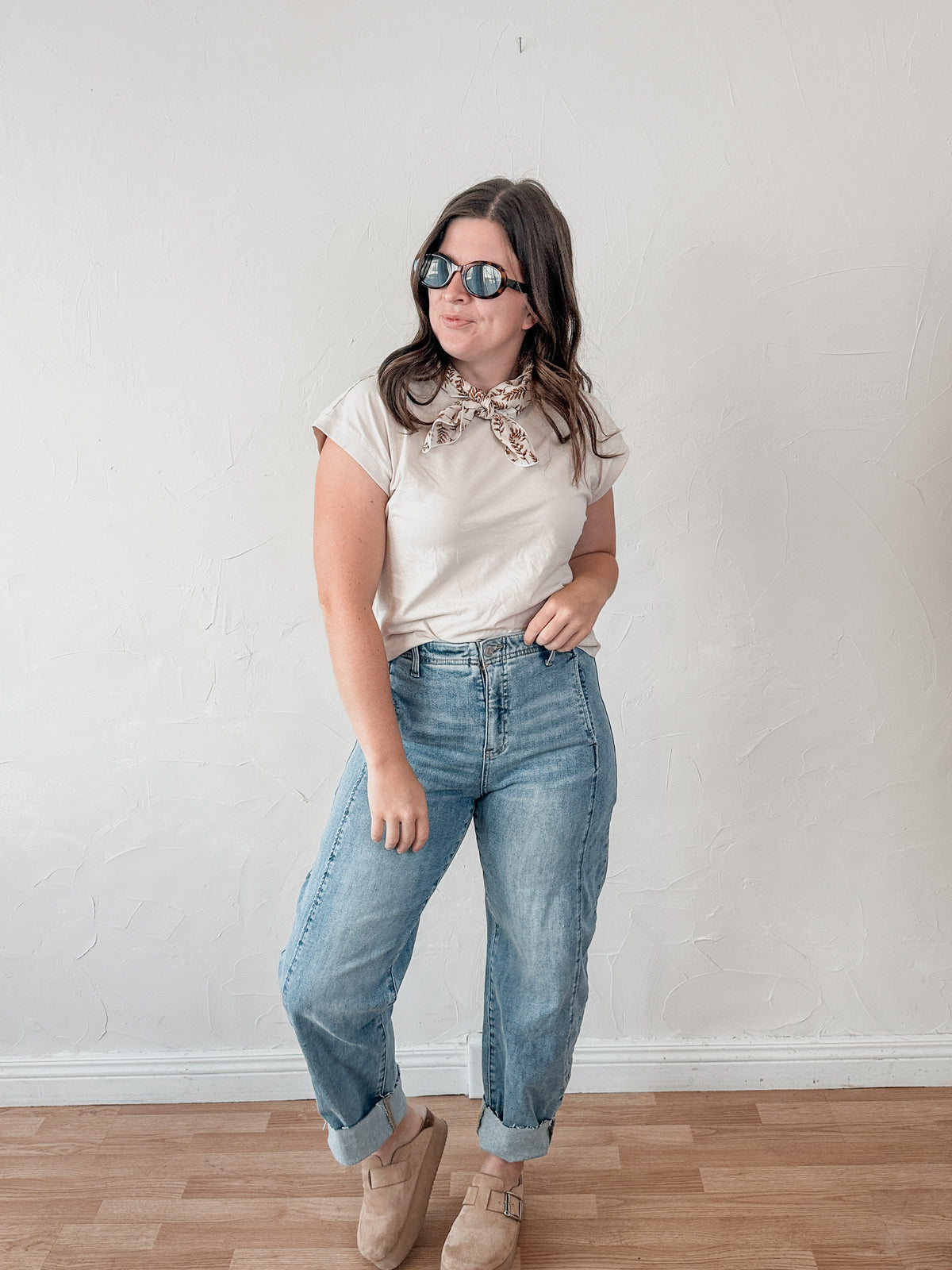 Slight Barrel Taper Jeans