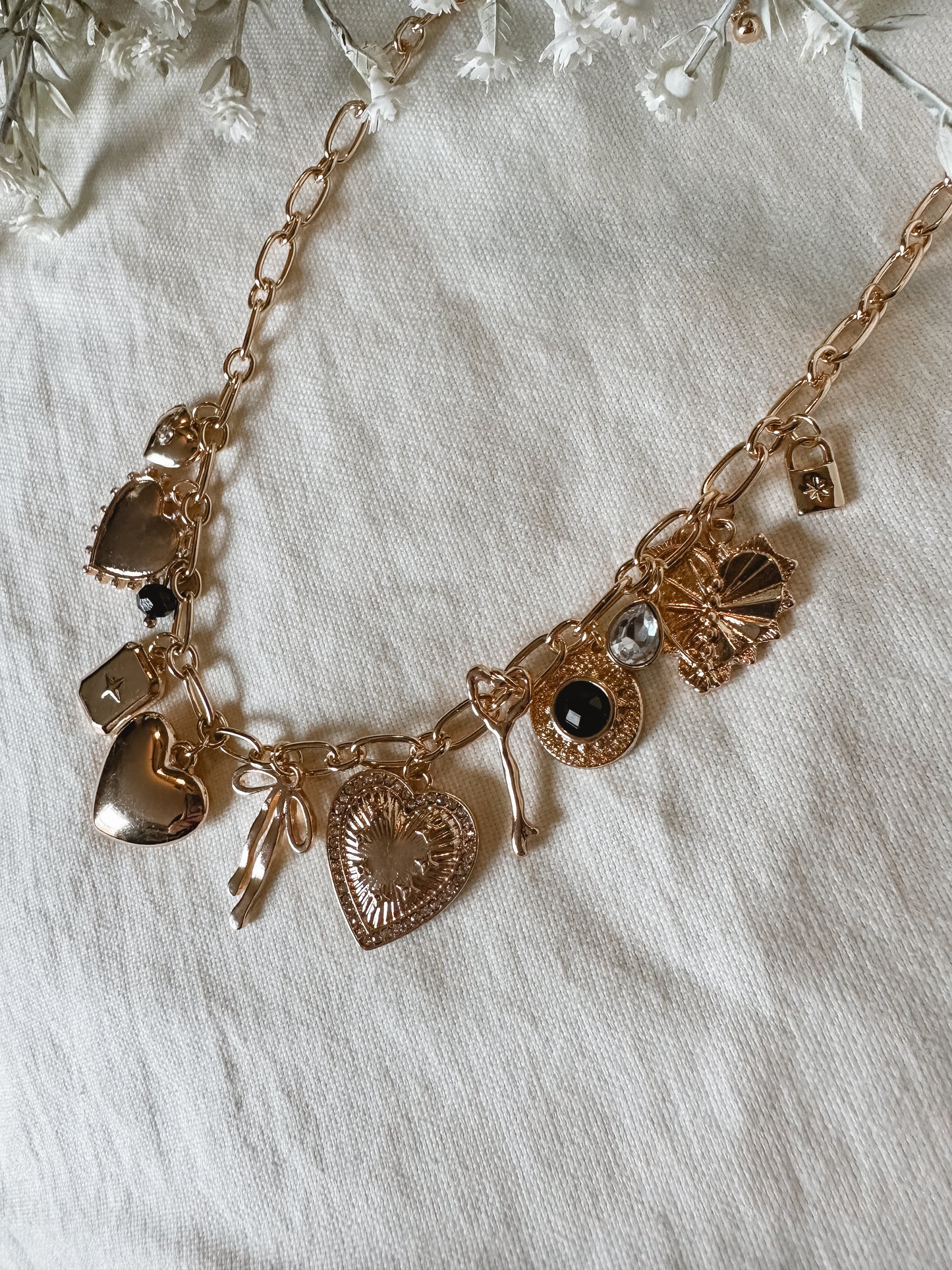 Golden Girl Charm Necklace