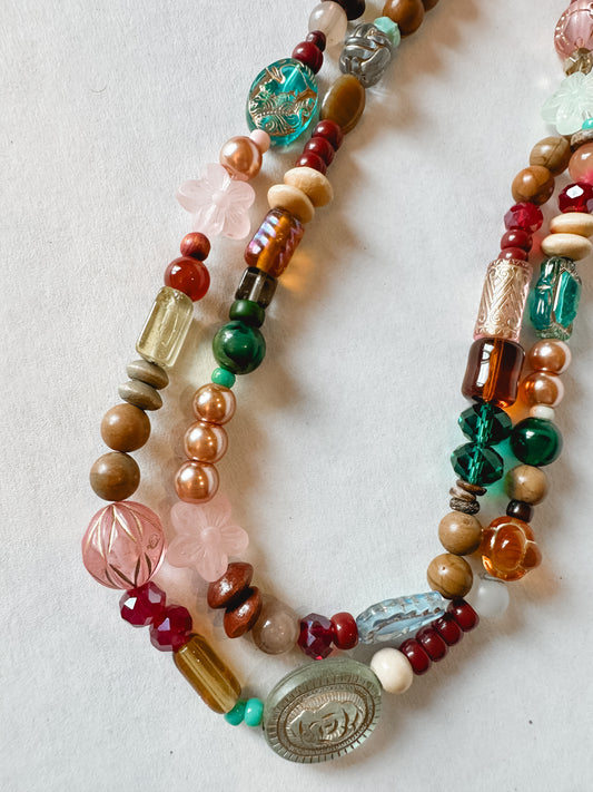 BOHO Beaded Layered Necklace