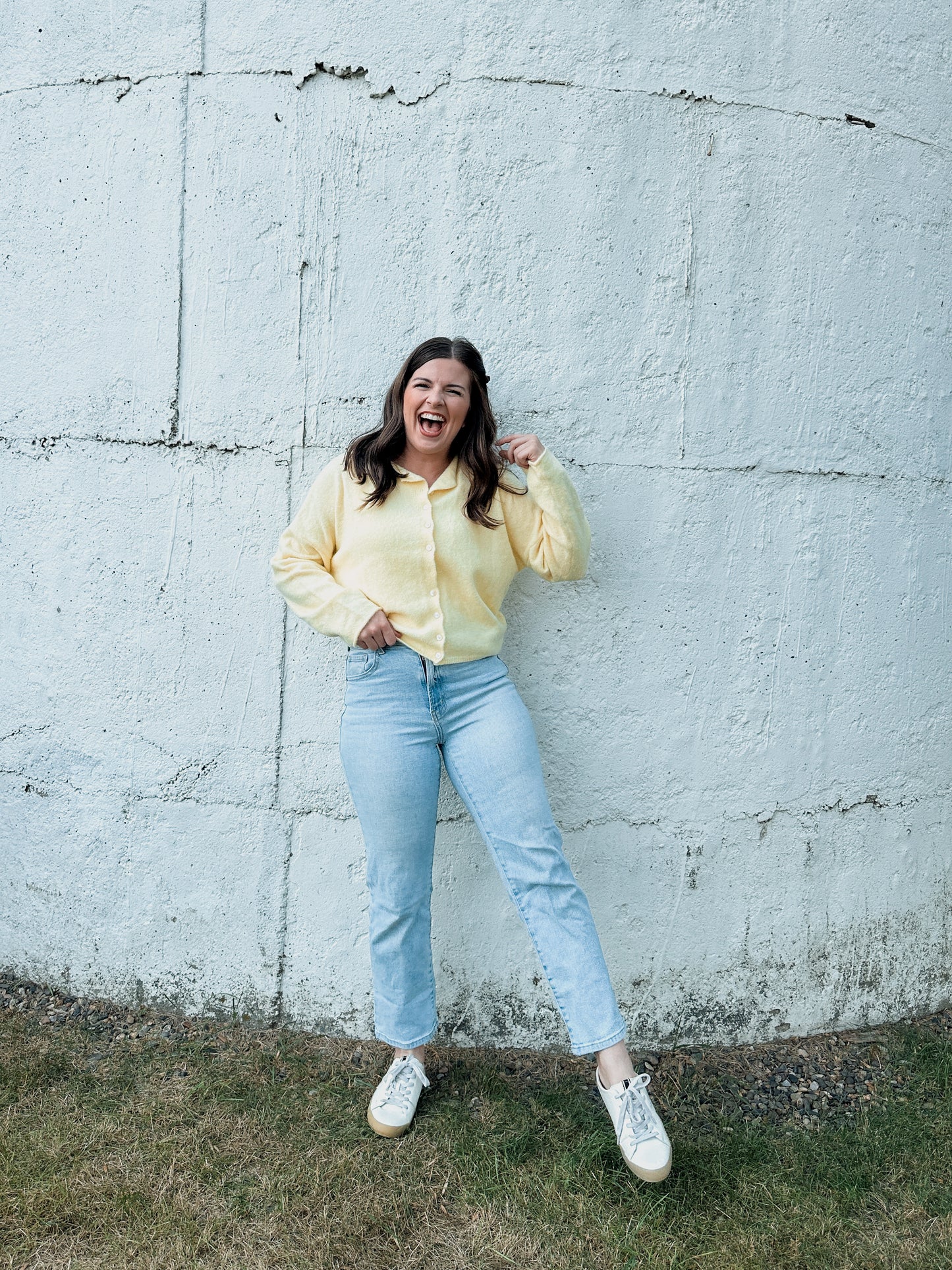 Butter Yellow Piper Cardigan