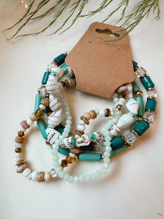Teal Summer Bracelet Set