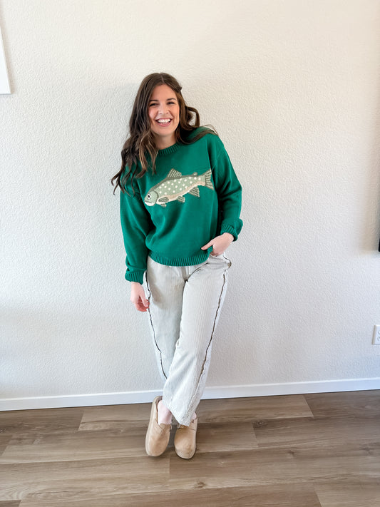 Dusty Sage Stripe Pants