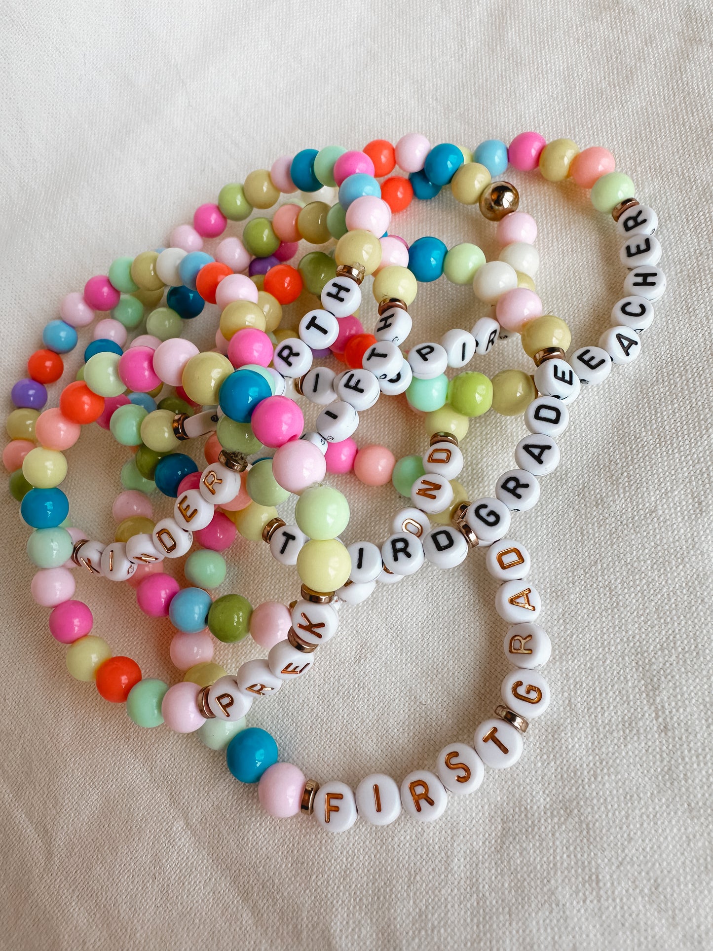 COLOR POP TEACHER BRACELETS
