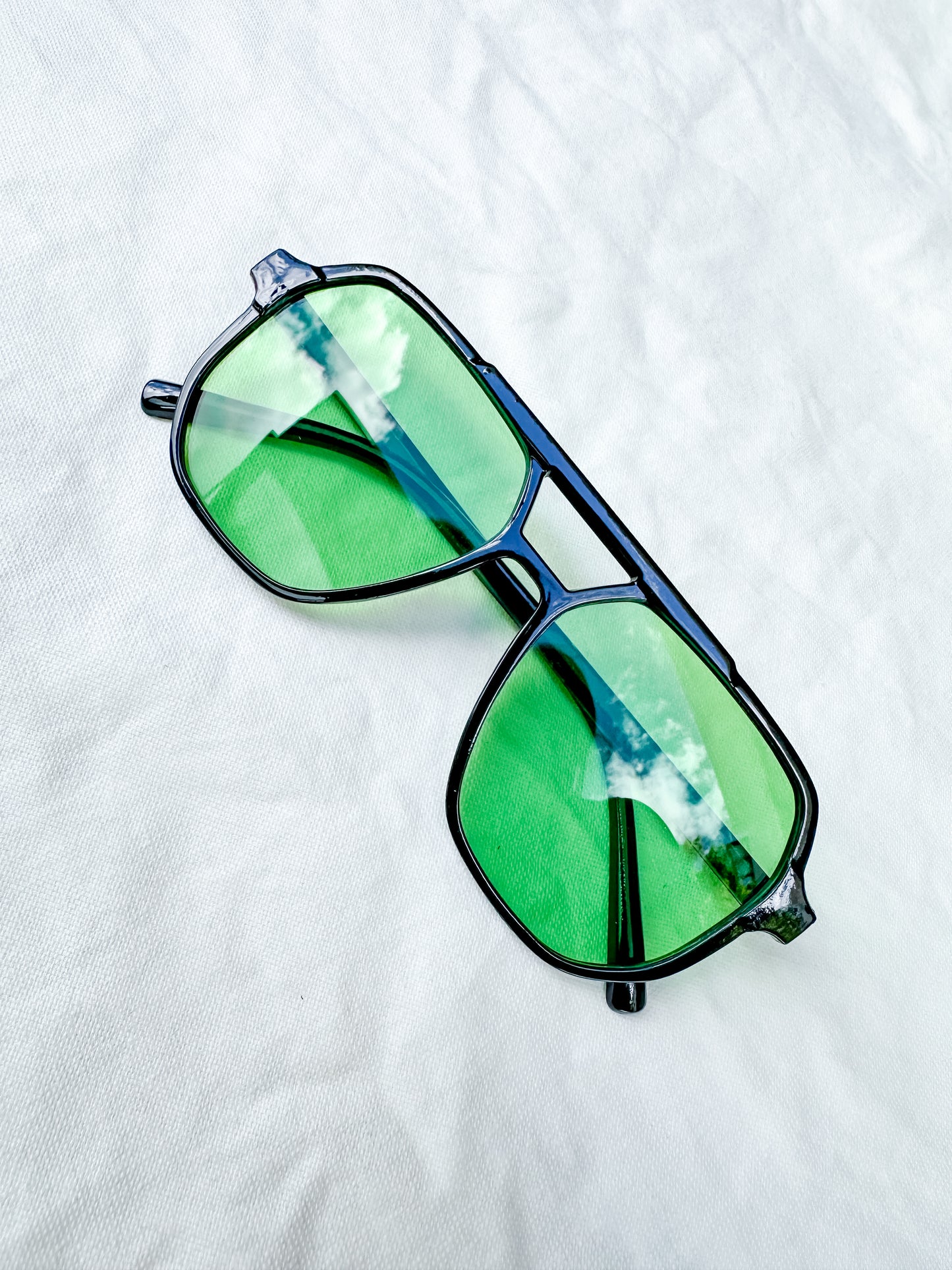 Double Bridge Aviator Sunnies