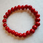 Red + Gold Stretch Bracelet