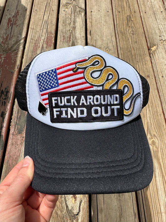 Fuck Around Black Trucker