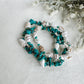 Turquoise Shell Bracelet Set