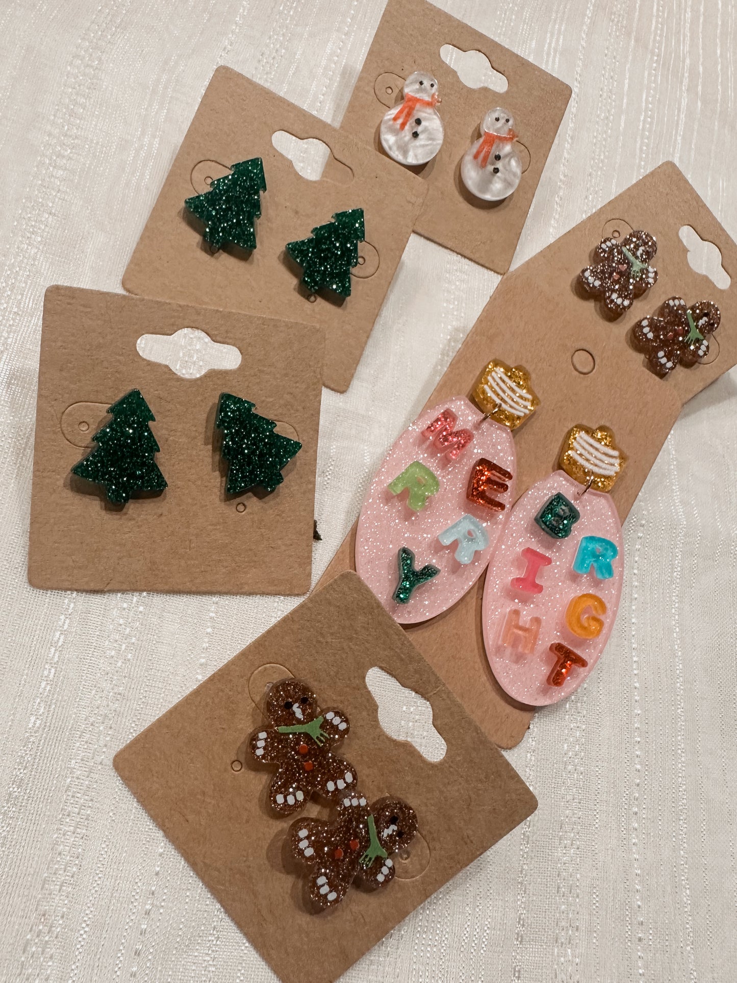 Acrylic Festive Earrings